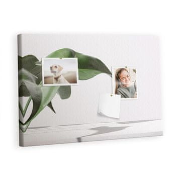 tulup.si Plošča iz plute Abstraktni listi Lesene zatiči