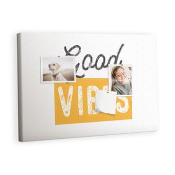 tulup.si Plutovinasta tabla Navdihujoč stavek Lesene zatiči