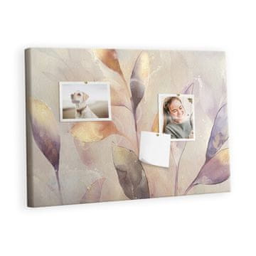 tulup.si Plutovinasta tabla Akvarelne rastline Kovinski zatiči