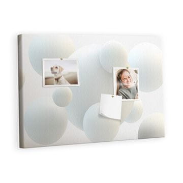 tulup.si Plutovinasta tabla Abstrakcija kroglic Kovinski zatiči