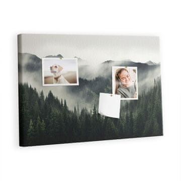 tulup.si Plošča iz plute Gozdna pokrajina Barvne zatiči