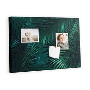 tulup.si Plošča iz plute Tropski listi Barvne zatiči