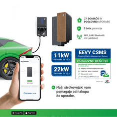 Teltonika Električna polnilnica za hibridna in električna vozila TeltoCharge 22 kW