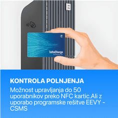 Teltonika Električna polnilnica za hibridna in električna vozila TeltoCharge 22 kW