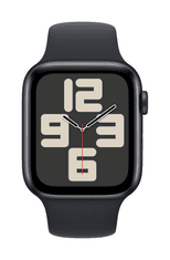 Apple Watch SE pametna ura, 40 mm, GPS, športni pašček S/M, Midnight