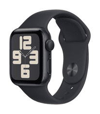Apple Watch SE pametna ura, 40 mm, GPS, športni pašček M/L, Midnight