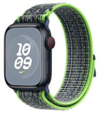 Apple Bright Nike Sport Loop pašček, 41 mm, zelen/moder ((MTL03ZM/A))