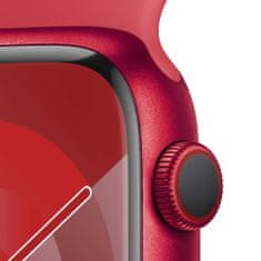 Apple Watch Series 9 pametna ura, GPS, 45 mm, rdeče aluminijasto ohišje, športni pašček M/L, rdeč (MRXK3QH/A)