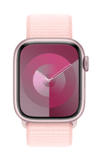 Apple Watch Series 9 pametna ura, 41 mm, GPS, Loop pašček, roza