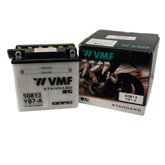 VMF CB7-A akumulator za motor YB7-A • 12V 8Ah • DXŠXV: 135x75x133 • CCA 124 A