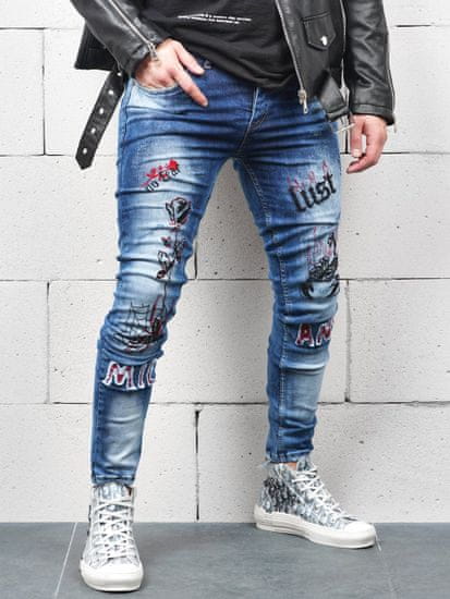 Sernes Moške hlače iz džinsa Rose Tattoo jeans