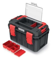 Kistenberg Plastični kovček, škatla za orodje X-BLOCK SOLID TOOLBOX ALU LOG KXSA4530F