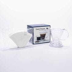 Clever Clever Dripper - Naprava za kavo L 500ml prozorna + 100 filtrov