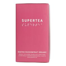 Teministeriet - Supertea Ukoreninjena pasijonka Organic - čaj 20 vrečk