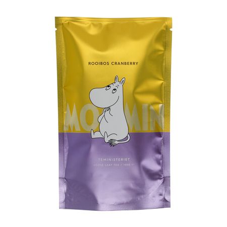 Teministeriet - Moomin Rooibos Cranberry - čaj v prahu 100g - polnilno pakiranje