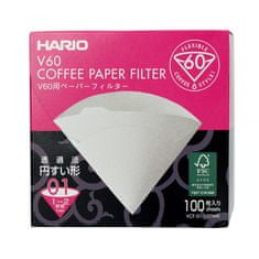 Hario Hario - Beli papirnati filtri - V60-01 - 100 kosov