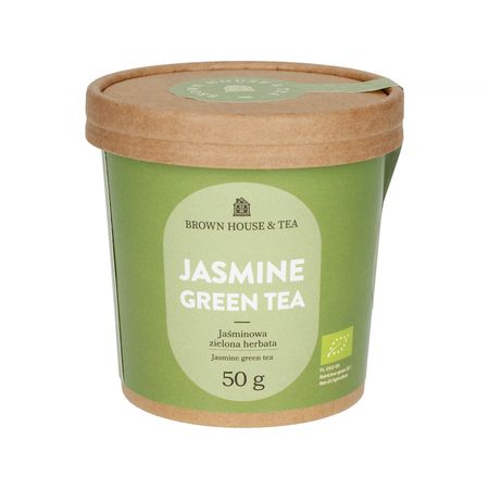Brown House & Tea Brown House & Tea - Zeleni čaj z jasminom - čaj v prahu 50g