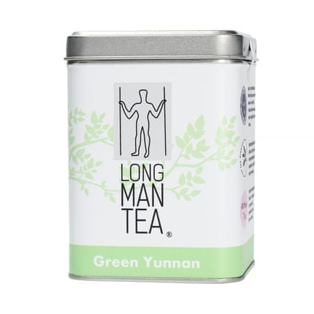 Long Man Tea - Green Yunnan - čaj v prahu - pločevinka 120g