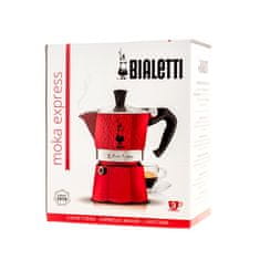 BIALETTI Bialetti Moka Express 3tz rdeča