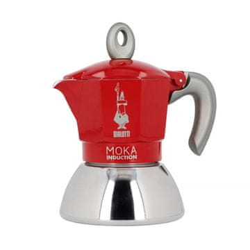 BIALETTI Bialetti New Moka Induction 2tz Rdeča