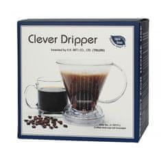 Clever Clever Dripper - Naprava za kavo L 500ml prozorno siva