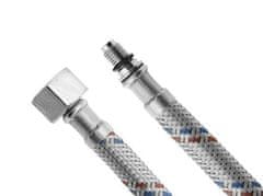 AQUALINE Fleksibilna Nerez Cev za Vodo M8x3/8", 40 cm, Kromirana Površina