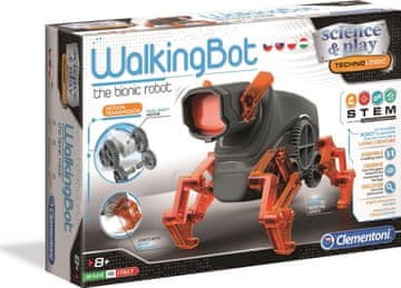 Clementoni Science&amp;Play TechnoLogic WalkingBot - bionični robot