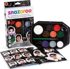 Snazaroo Komplet 8 barv za obraz za noč čarovnic