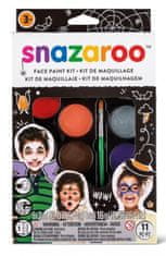 Snazaroo Komplet 8 barv za obraz za noč čarovnic