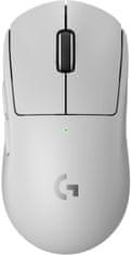 G Pro X Superlight 2 brezžična gaming miška, bela (910-006638)