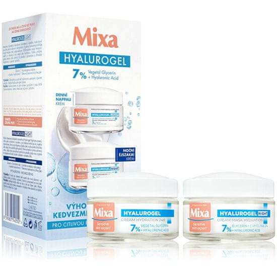 Mixa Hyalurogel vlažilni set za nego kože