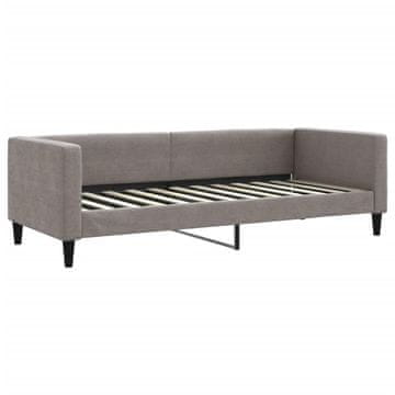 Vidaxl Raztegljiv kavč taupe 80x200 cm blago