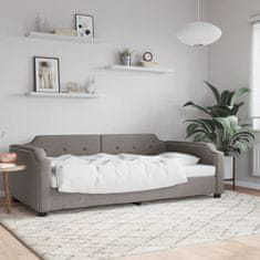 Vidaxl Raztegljiv kavč taupe 80x200 cm blago