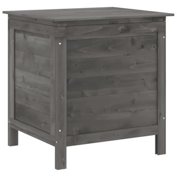 Vidaxl Vrtna škatla za shranjevanje antracitna 50x49x56,5 cm jelka