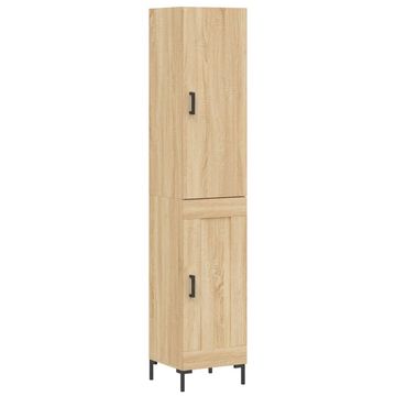 Vidaxl Visoka omara sonoma hrast 34,5x34x180 cm inženirski les