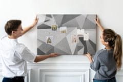tulup.si Plošča iz plute 3d abstrakcija 100x70 cm Barvne zatiči