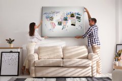 tulup.si Plošča iz plute Države svetovnega zemljevida 140x100 cm Barvne zatiči