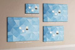 tulup.si Plošča iz plute Trikotni abstrakcija 60x40 cm Barvne zatiči