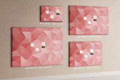 tulup.si Plošča iz plute Trikotni abstrakcija 120x80 cm Barvne zatiči