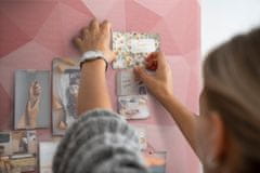 tulup.si Plošča iz plute Trikotni abstrakcija 120x80 cm Barvne zatiči