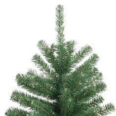 Vidaxl Umetna novoletna jelka s stojalom zelena 150 cm