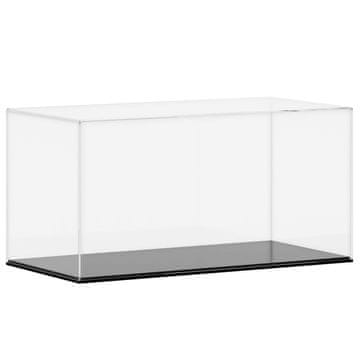 Vidaxl Razstavna škatla prozorna 24x12x11 cm akril