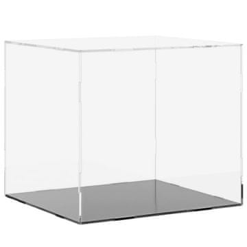 Vidaxl Razstavna škatla prozorna 40x36x35 cm akrilna