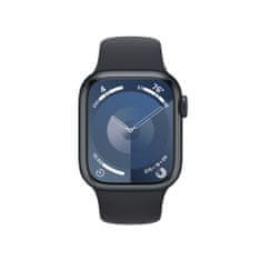 Apple Watch Series 9 pametna ura, 41 mm, GPS, športni pašček M/L, Midnight