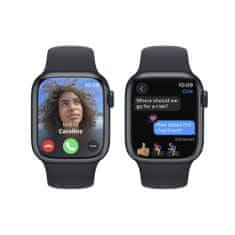 Apple Watch Series 9 pametna ura, 41 mm, GPS, športni pašček M/L, Midnight