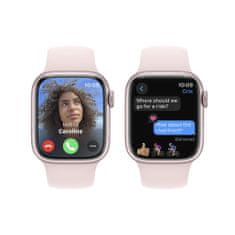 Apple Watch Series 9 pametna ura, 41 mm, GPS, športni pašček M/L, roza