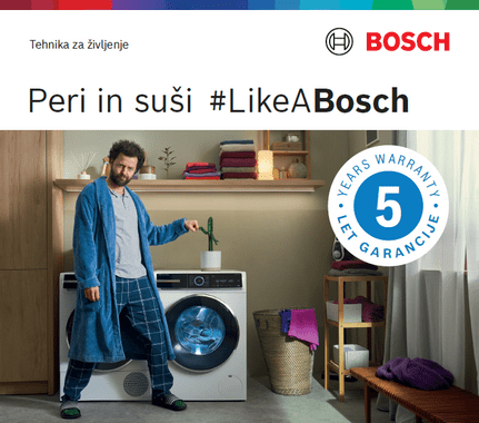 Bosch podarja: 5 brezskrbnih let