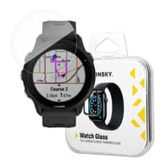 slomart wozinsky polno lepilo kaljeno steklo kaljeno steklo za garmin forerunner 955 9h poln zaslon s črnim okvirjem