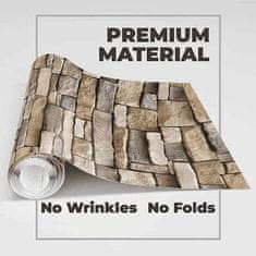 HOME & MARKER® 3D stenske nalepke, Dekorativne tapete, Samolepilne tapete (300 x 45 cm) | WALLCORWRAP