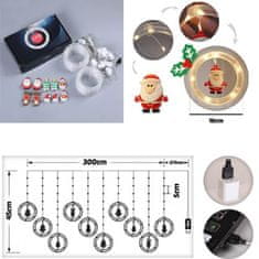 HOME & MARKER® Božični LED obročki, Osvetljeni obroči, Božične figure, Božična dekoracija, Božični okraski | JOLLYRINGS